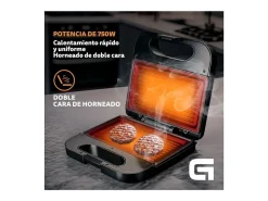 Sandwichera Grunkel SAN-GRILL NG 750W inox