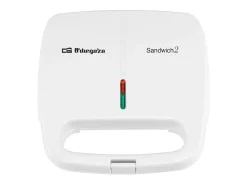 Sandwichera Orbegozo SW4915 800W base antideslizante blanco