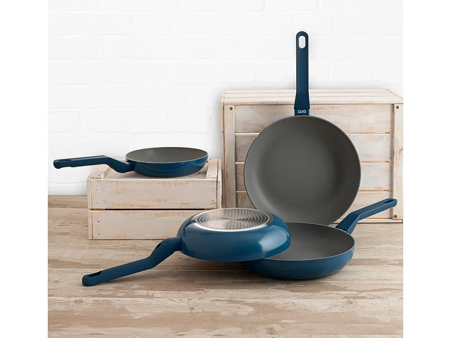 Sartén Baltic Quid aluminio estampado azul/gris Ø20 cm