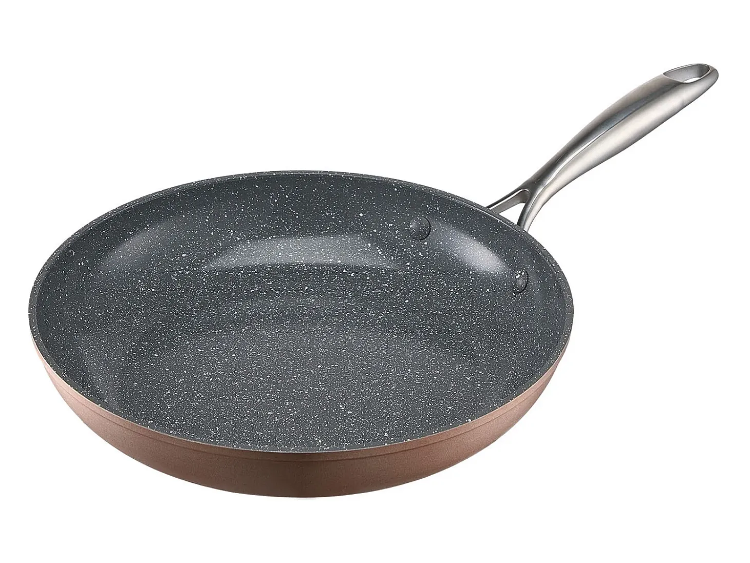 Sartén de Aluminio SucceBuy, 3 Piezas 20/27/30 cm, Sartén Antiadherente de Cerámica con Mango Resistente al Calor, para Gas, Eléctrico
