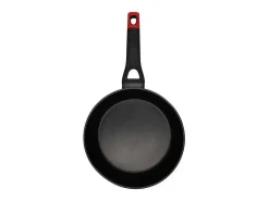 Sartén honda Óptima + Pyrex aluminio forjado negro Ø28 cm