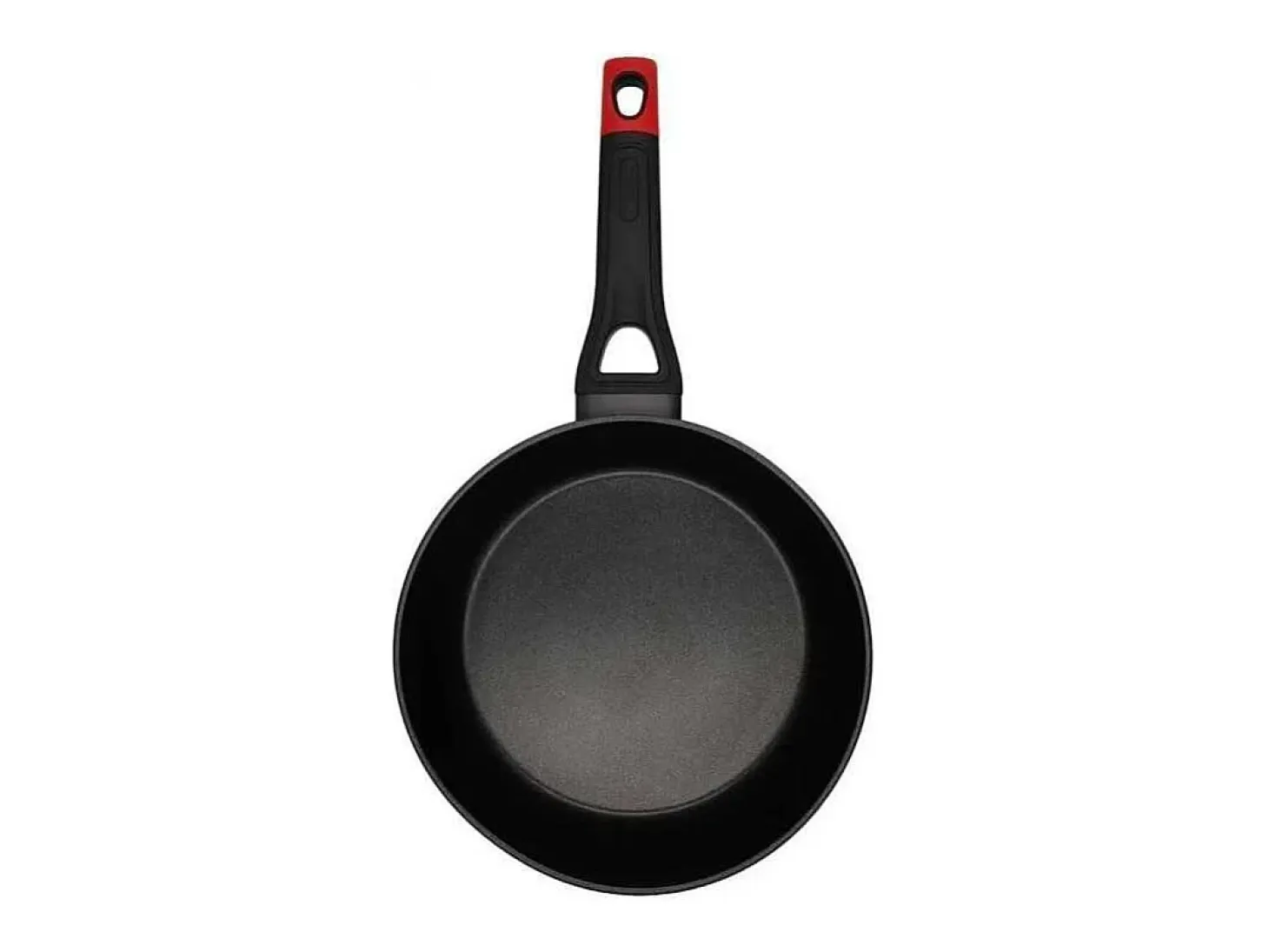 Sartén honda Óptima + Pyrex aluminio forjado negro Ø24 cm