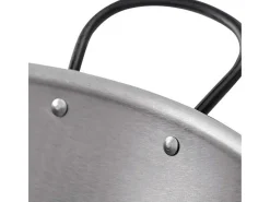 Sartén honda Vaello acero pulido especial arroces y calderetas inox Ø38 cm