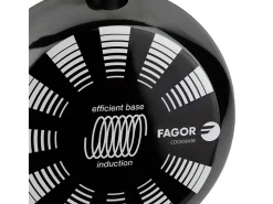 Sartén Indutherm Fagor acero Aisi 430 negro Ø24 cm