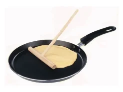 Sartén para crepes de inducción de 26 cm con esparcidor - Revestimiento antiadherente ultrarresistente