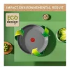 Sartén Tefal Ingenio Renew 28 cm, cerámica antiadherente, inducción, mango desmontable, fabricada en Francia