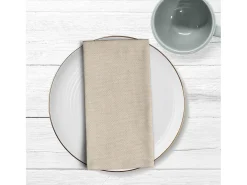 Servilletas algodón-lino pack de 2 unidades Culla Lino Liso 45x45 cm(2ud.)