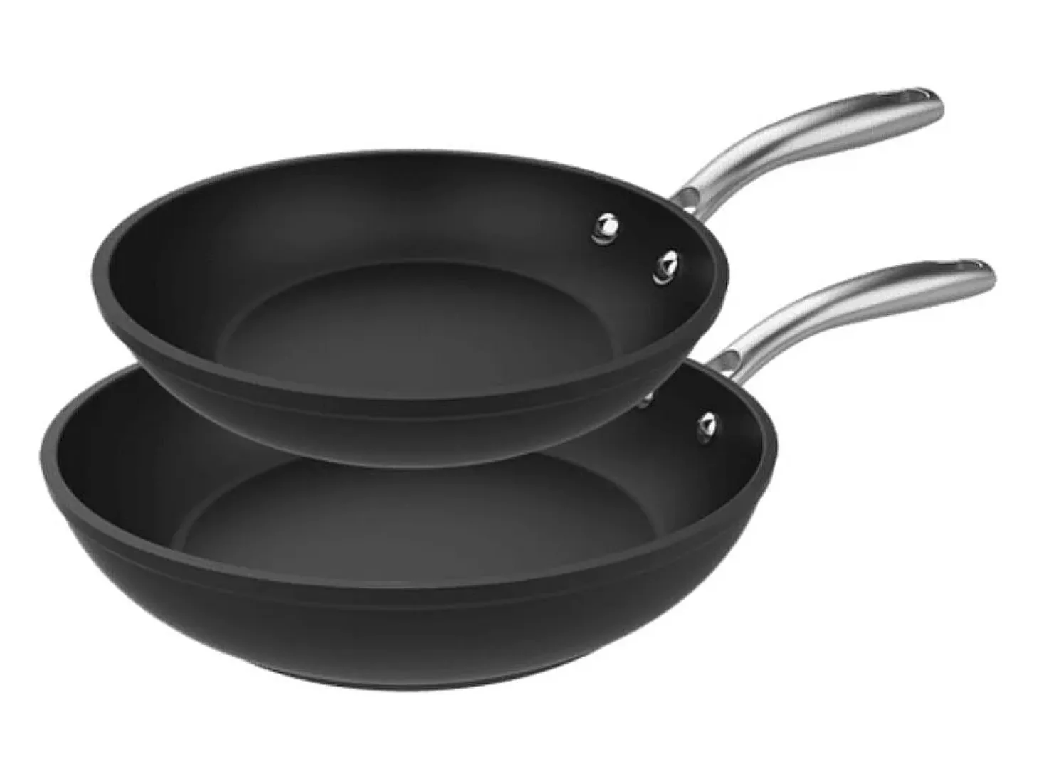 Set de 2 sartenes Cecotec Polka Fantasy Bucket aluminio forjado plateado Ø20/Ø24 cm