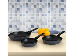 Set de 3 sartenes Horizonte Bidasoa aluminio forjado Ø18/Ø22/Ø26 cm