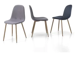 Set de 4 Sillas BALTIMORA gris claro