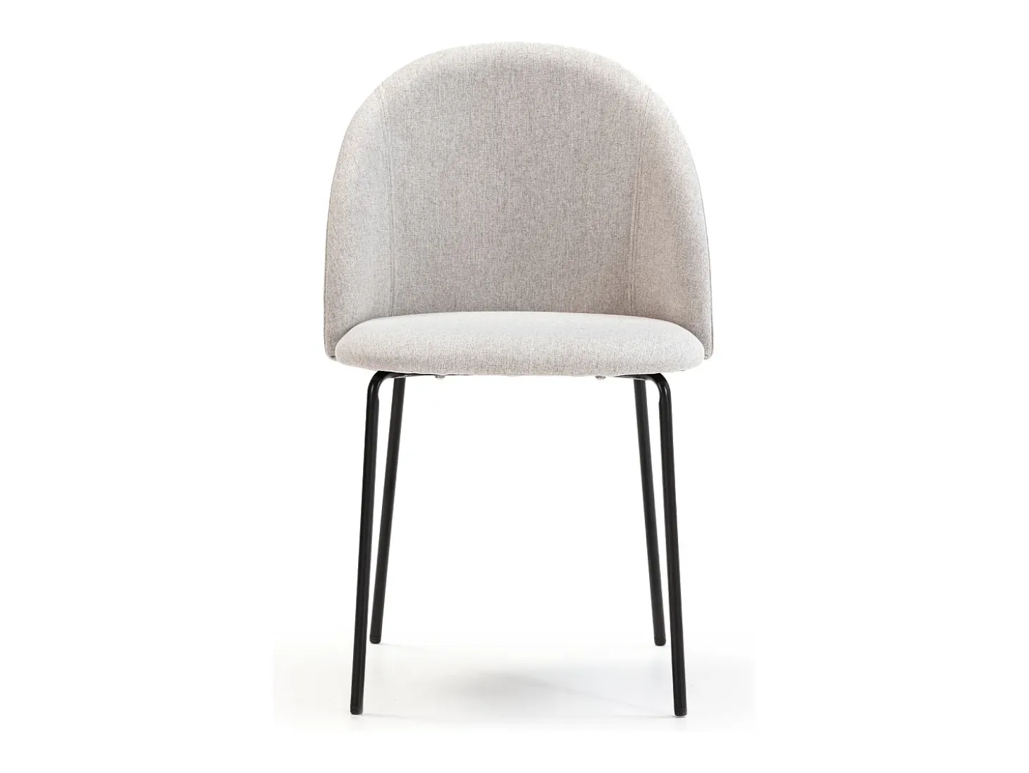 Set de 2 sillas Comedor Kenia tapizadas Beige, 43 x 47 x 78,5 cm