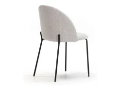Set de 2 sillas Comedor Kenia tapizadas Beige, 43 x 47 x 78,5 cm