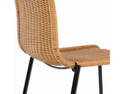 Set de 2 sillas de exterior en resina natural tejida - Sirivara