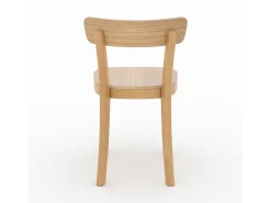 Set de 2 sillas de madera clara - Keno