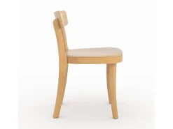 Set de 2 sillas de madera clara - Keno