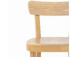 Set de 2 sillas de madera clara - Keno