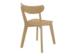 Set de 2 sillas de madera clara - Tabata
