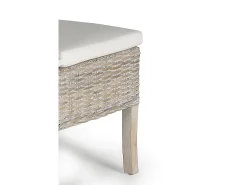 Set de 2 sillas en rattan con cojin incluido