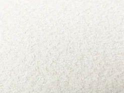 Set de 2 sillas en tejido de rizo y madera de hevea - Blanco - WILANA