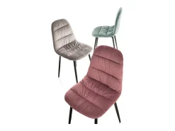 Set de 4 Sillas MARTA rosa empolvado