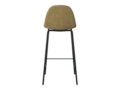 Set de 2 sillas para isla central en tela verde kaki 65 cm - Henrik