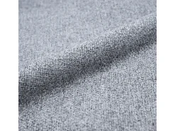 Set de 2 sillas para isla de cocina en tela jaspeada gris claro 66 cm - Karl