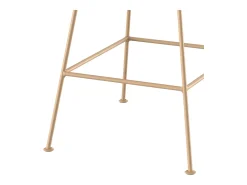 Set de 2 sillas para isla de cocina en mimbre natural 66 cm - Tamara