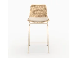 Set de 2 sillas para isla central en material natural 66 cm - Faro
