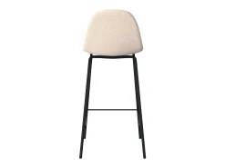 Set de 2 sillas para isla central en tela beige 65 cm - Henrik