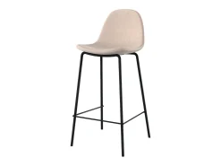 Set de 2 sillas para isla central en tela beige 65 cm - Henrik