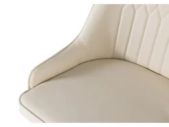 Set de 4 sillas tapizadas y patas de acero