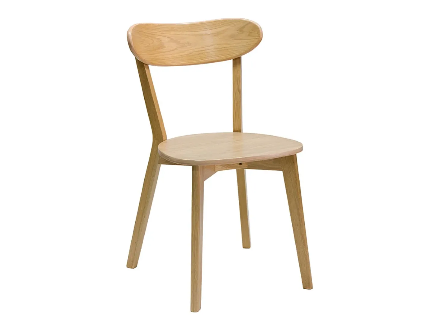 Set de 2 sillas vintage de madera de roble claro DOVE