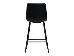 Set de 2 taburetes de cocina de diseño negro 65 cm MAXWELL