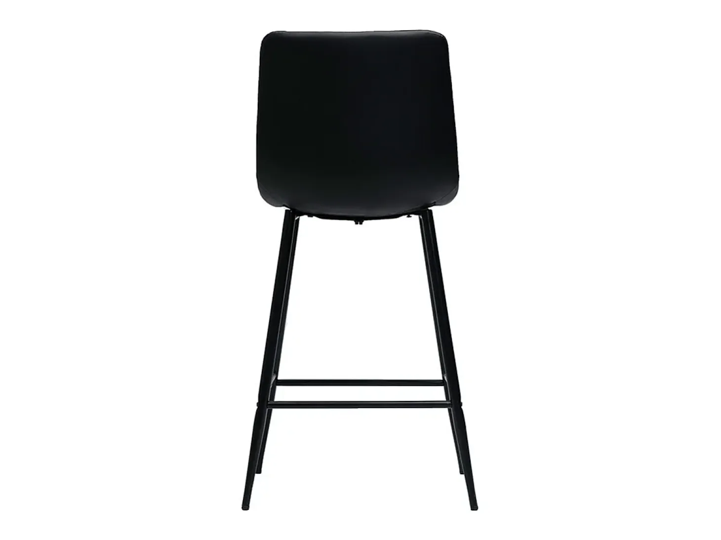 Set de 2 taburetes de cocina de diseño negro 65 cm MAXWELL