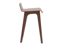 Set de 2 taburetes de cocina nórdicos nogal 65 cm BALTIK