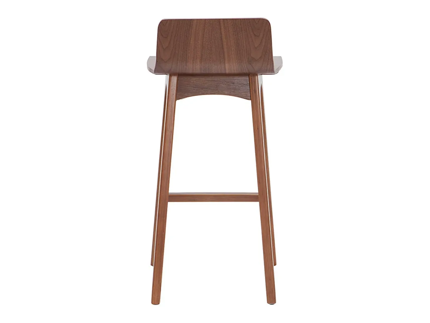 Set de 2 taburetes de cocina nórdicos nogal 65 cm BALTIK