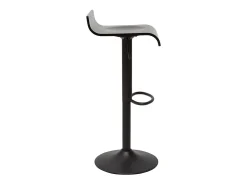 Set de 2 taburetes de cocina de diseño negro SURF
