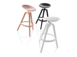 Set de 2 Taburetes interior/exterior negro COLBY