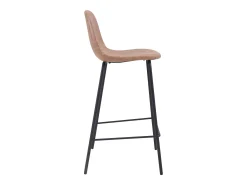 Set de 2 taburetes para isla de cocina marrón claro 65 cm - Henrik