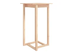 Set de bar 3 piezas madera maciza de pino