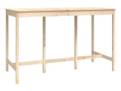 Set de bar 9 piezas madera maciza de pino