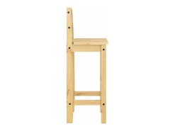 Set de bar 3 piezas madera maciza de pino