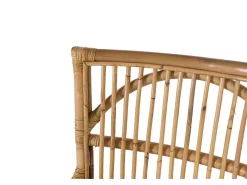 Set de dos sillas en rattan y cojín acolchado