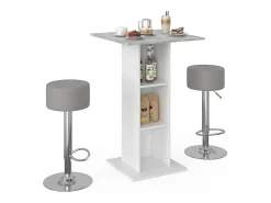 Set de mesa de bar hormigón 70x70x109 rodeo