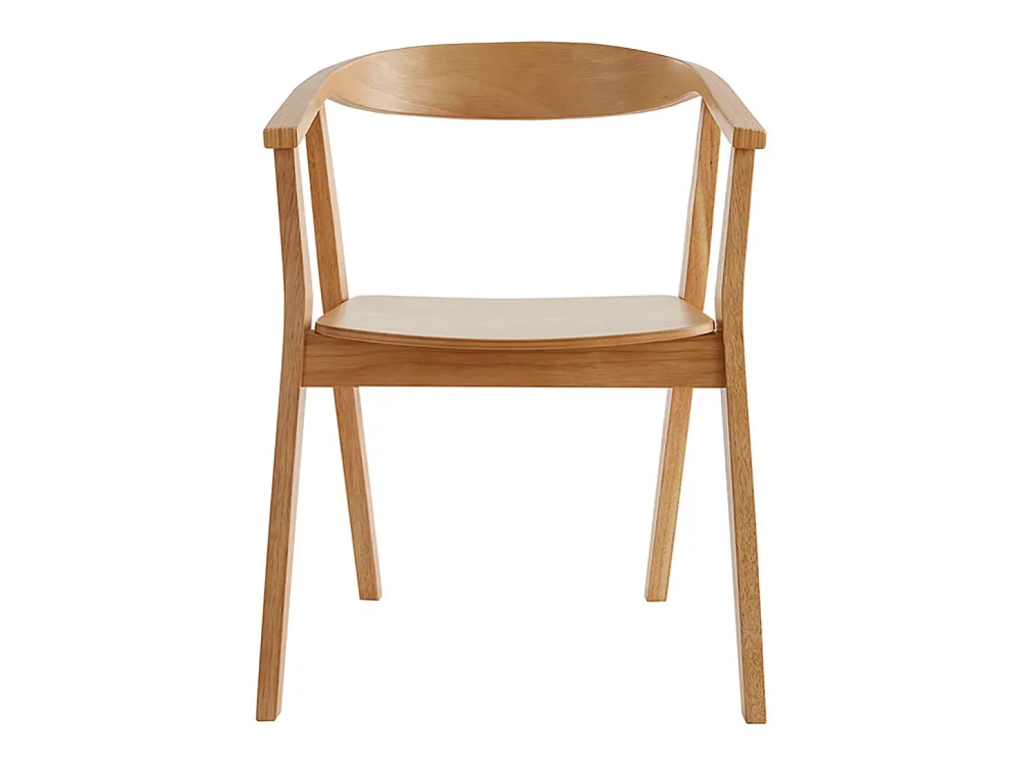 Set de 2 sillas nórdicas de madera BAHIA