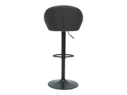 Set de 2 taburetes de cocina ajustables de diseño gris SHERU