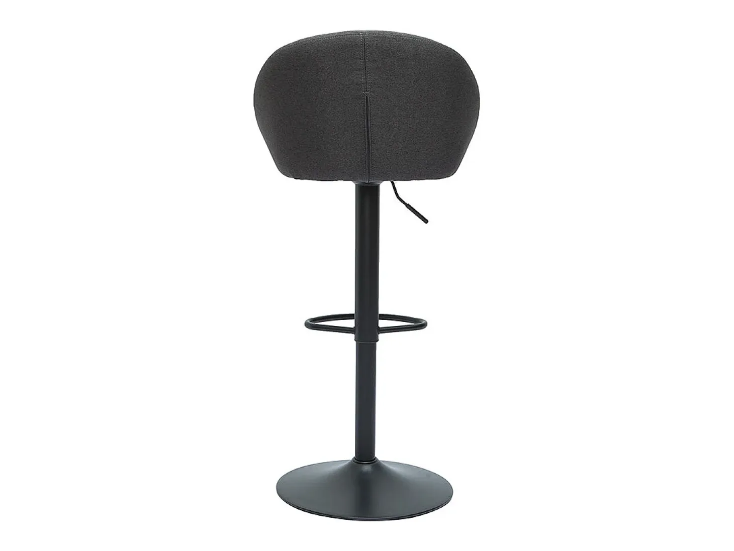 Set de 2 taburetes de cocina ajustables de diseño gris SHERU