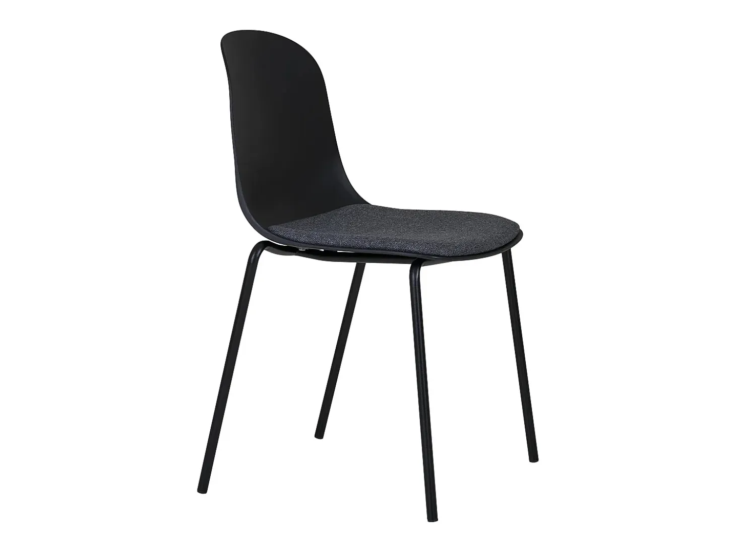 Set van 2 MADALENA stoelen – Grijs of Zwart-Color Negro