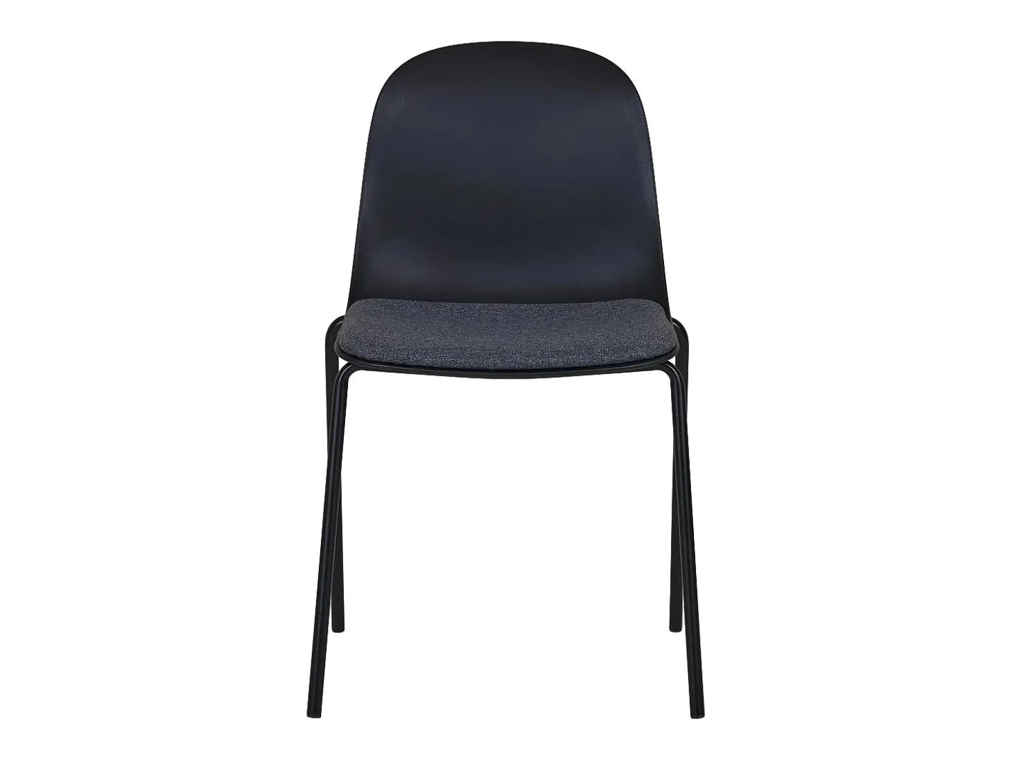 Set van 2 MADALENA stoelen – Grijs of Zwart-Color Negro
