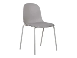 Set van 2 MADALENA stoelen – Grijs of Zwart-Color Gris